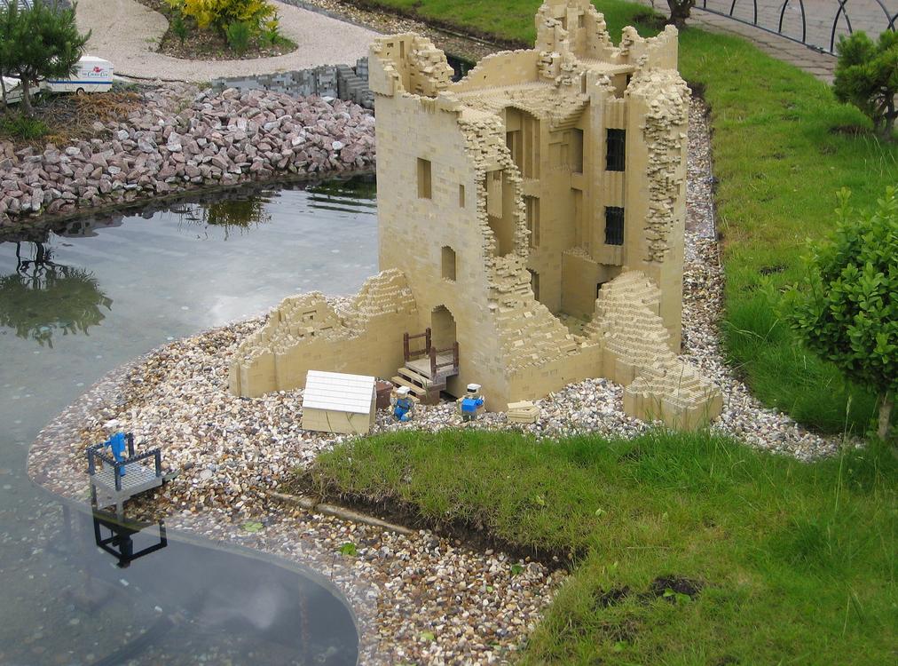 Lego Loch Ness and Urquhart Castle