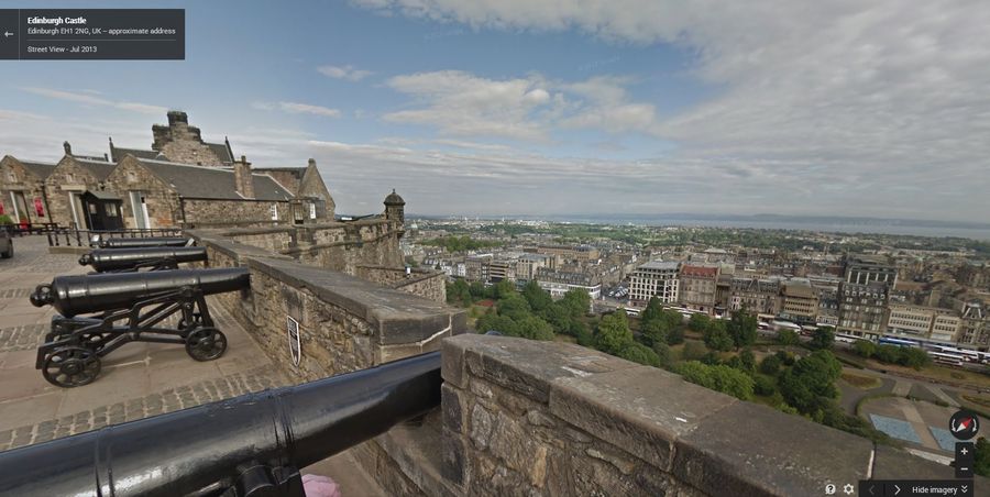 zamek w Edynburgu