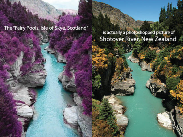 Shotover River in New Zealand