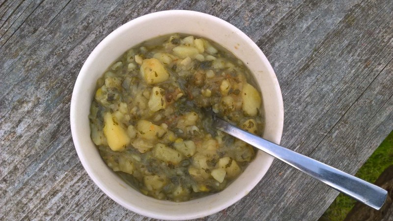 szkocka zupa z pokrzywy